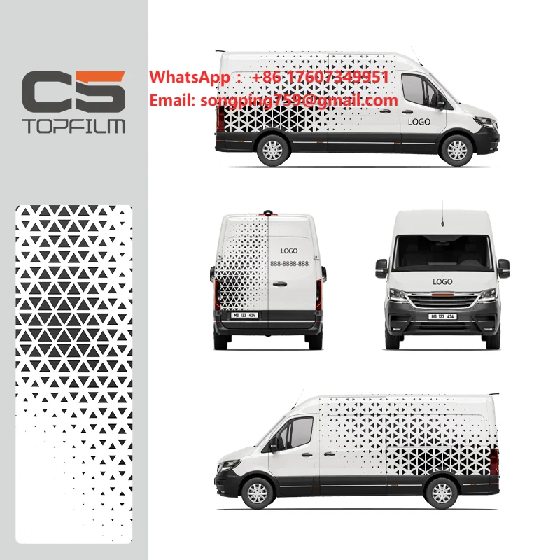 Commercial Wrap Printing - Custom Printed Vehicle Wrap Vinyl Black