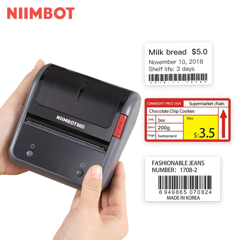 Commercial Printer - Niimbot B3S Office Commercial Waterproof Portable