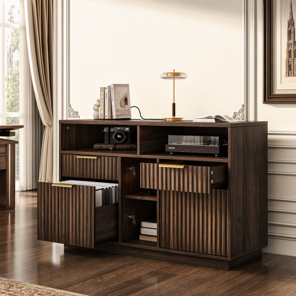 4 Drawer File Cabinet, Fluted  - Commercial Printer review and price