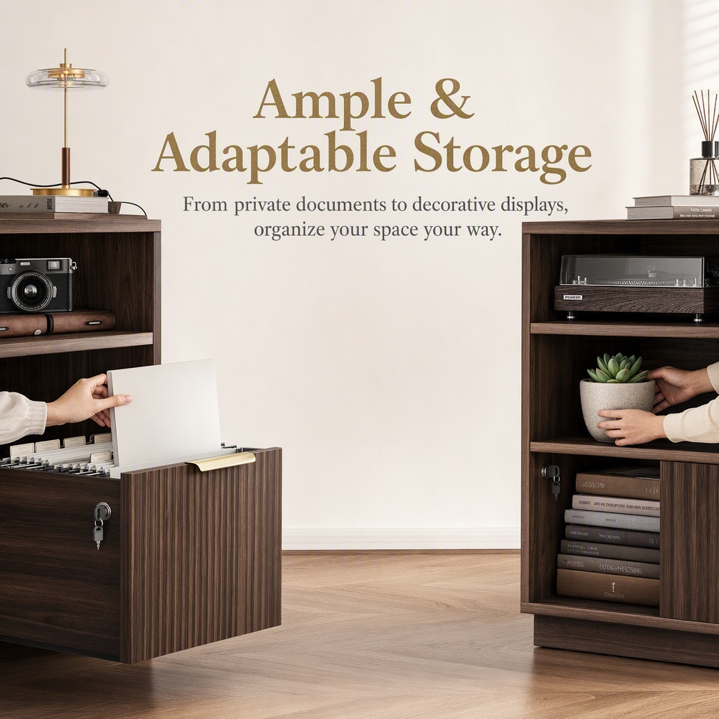 4 Drawer File Cabinet, Fluted  - Commercial Printer review and price