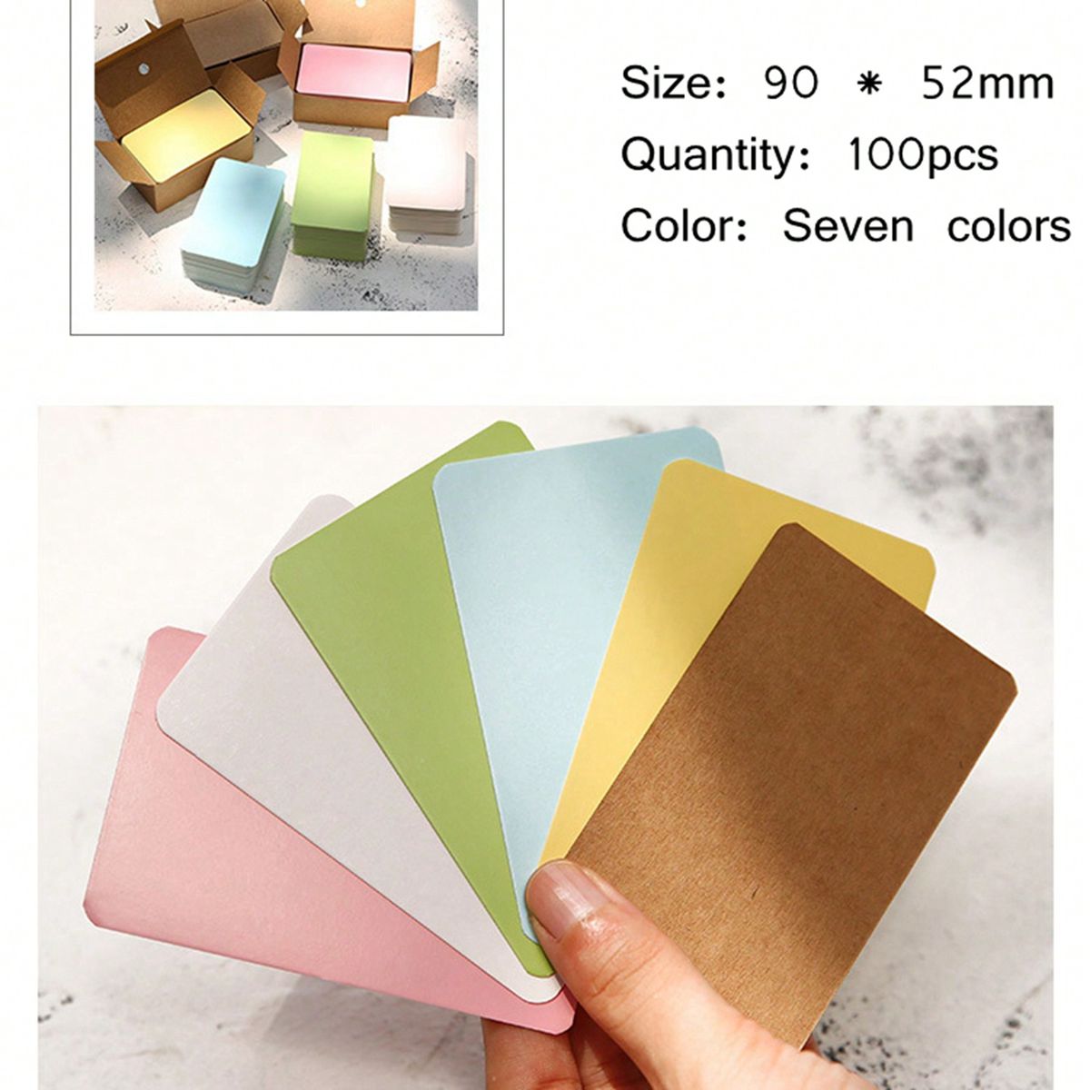 100Pcs 9*5.2cm Blank Card For  - Commercial Printing Books review and price