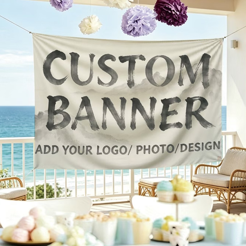 Custom Banner Flags Suitable O - Commercial Printing Photoshop review and price
