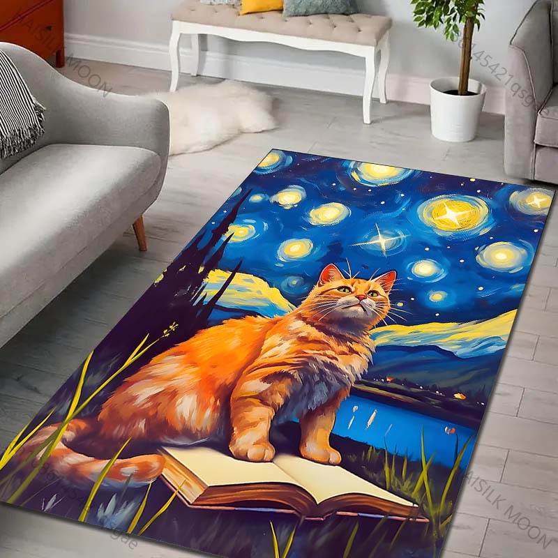 1PC Cat sitting on book under  - Commercial Printing Books review and price